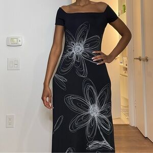 Vintage Moschino Jeans Floral Dress